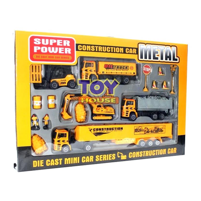 Diecast Metal Mini Car Series Contruction No. F15