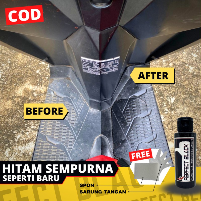 penghitam body bodi motor permanen back to black permanent aero black