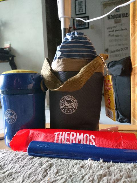 Thermos Vacuum Lunch Tote Insulated  Navy Blue (jbc-801-nvy)