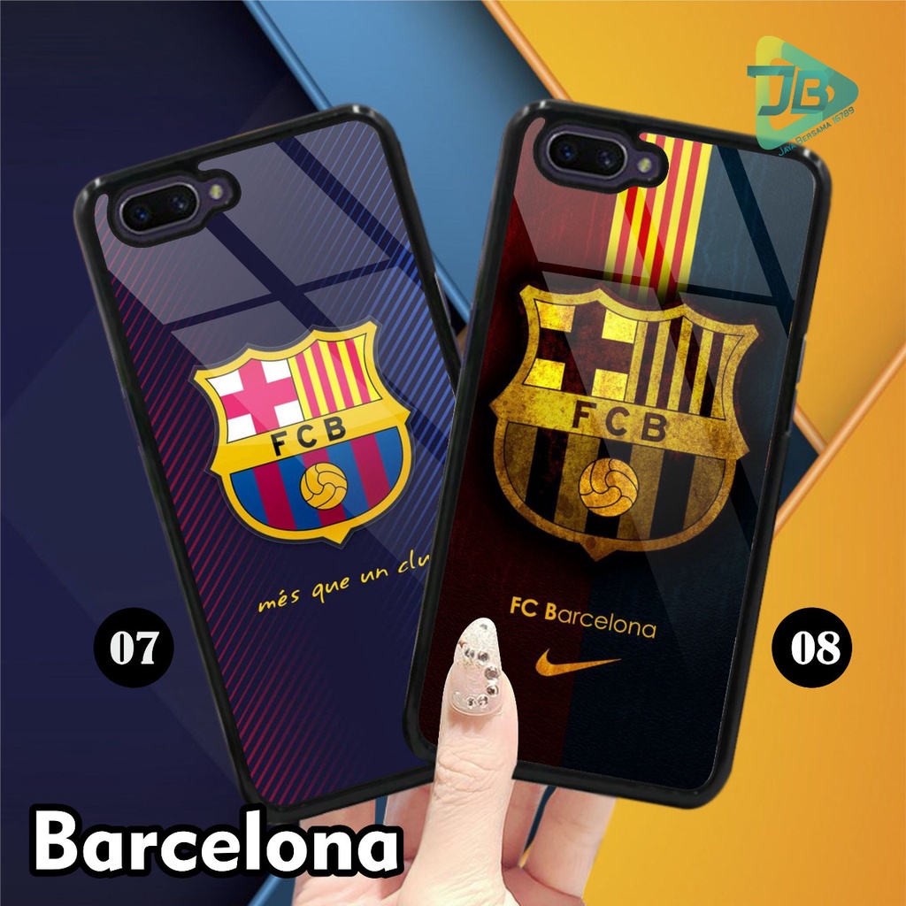 HARDCASE 2D GLOSSY BARCELONA OPPO VIVO XIAOMI SAMSUNG REALME IPHONE ALL TYPE JB4704