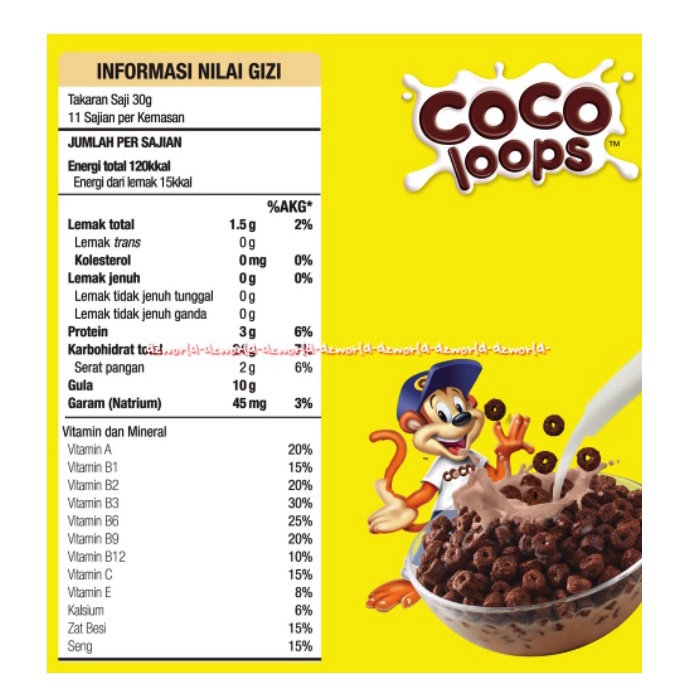 Kellogg's Coco Pops 170gr Sereal Yang Terbuat Dari Jagung Pilihan Cocok Untuk Sarapan Kellogg Kelog Kelloggs