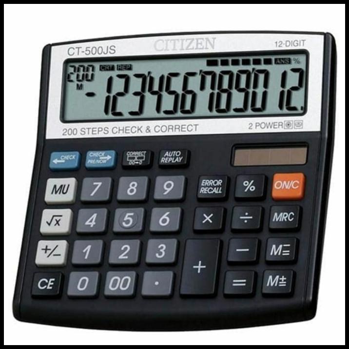 

Citizen Ct 500Js Check & Correct Kalkulator / Calculator Ct500Js