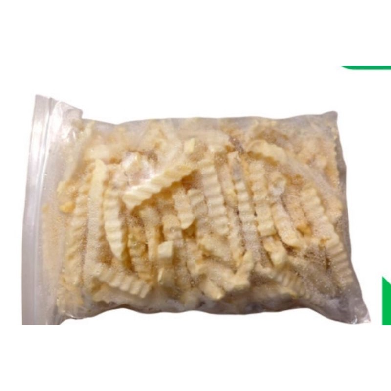 

Kentang Crinkle Cut Curah Import 500gr