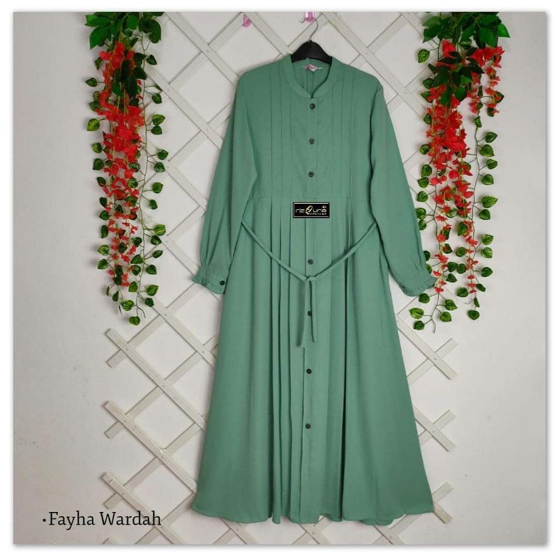 Gamis Syari BIG SIZE XXXXL XXXL XXL XL L Jumbo Fayha Dress Moscrepe MURAH [1KG = 3pcs]-2