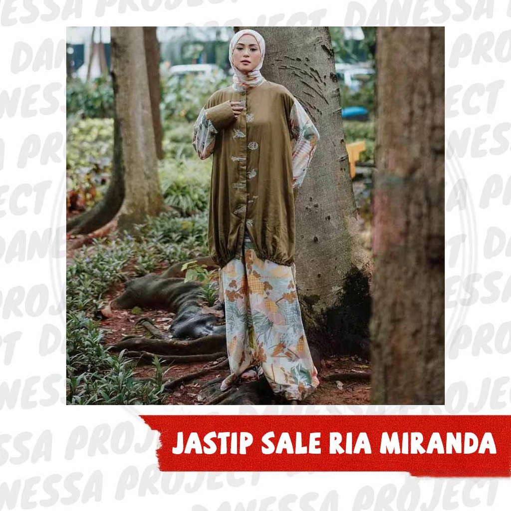 RIA MIRANDA BIG SALE - Morikuru Series Kanki Tunik Wanita - Army