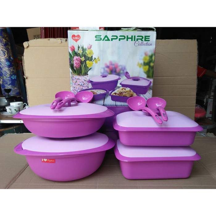 Promo Sapphire Set Sapphire Collection Wadah Makanan Plastik Sapphire Murah