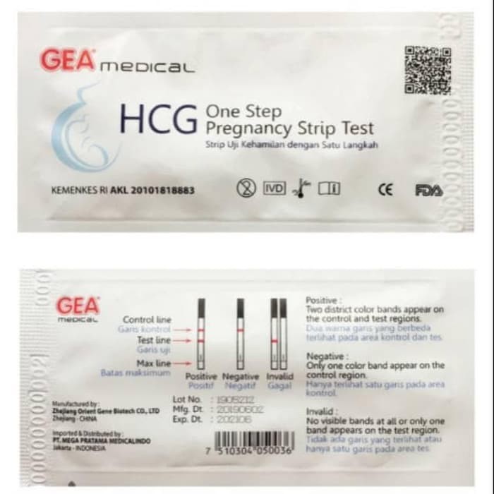 Test Kehamilan HCG GEA MEDICAL