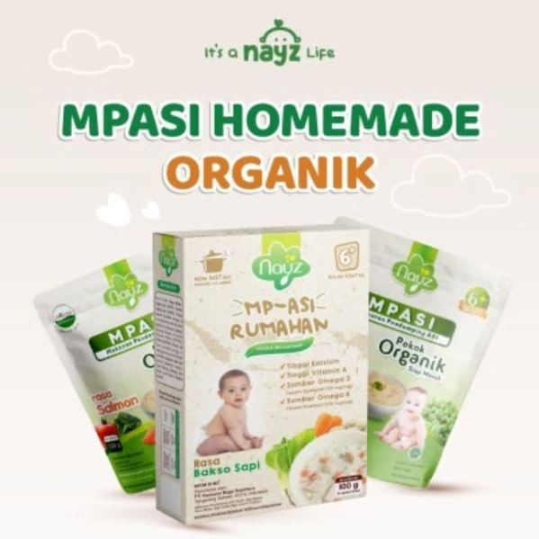 NAYZ MPASI Homemade  Organik Bubur Bayi Non Instant Homemade Organic