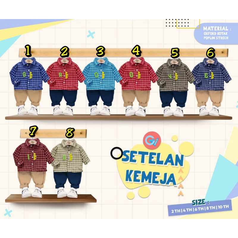 Setelan Kemeja 3D Groove.co