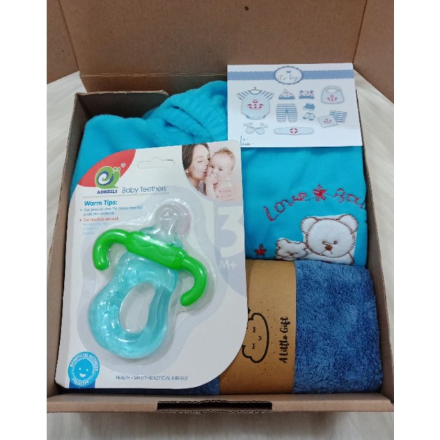 kado bayi  girl dan boy hampers gift box-Box kado D