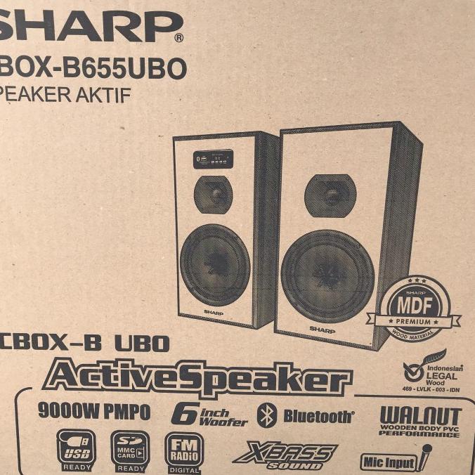 SHARP Speaker Aktif CBOX-B655UBO / CBOX-655UBO
