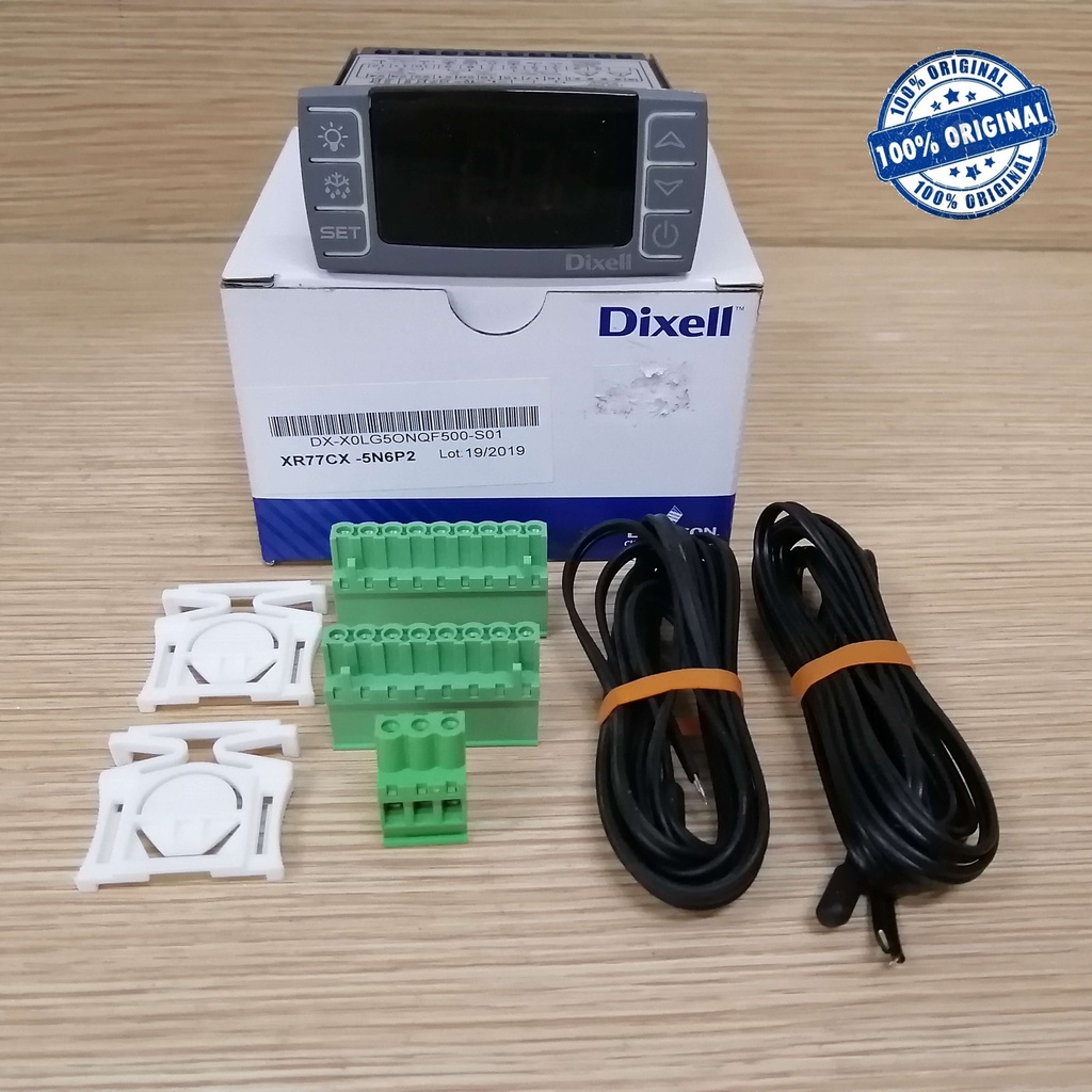 XR77CX 230V + Probe NTC - Digital Thermostat DIXELL -5N6P2 / XR 77 CX Temperature Control / Temperat