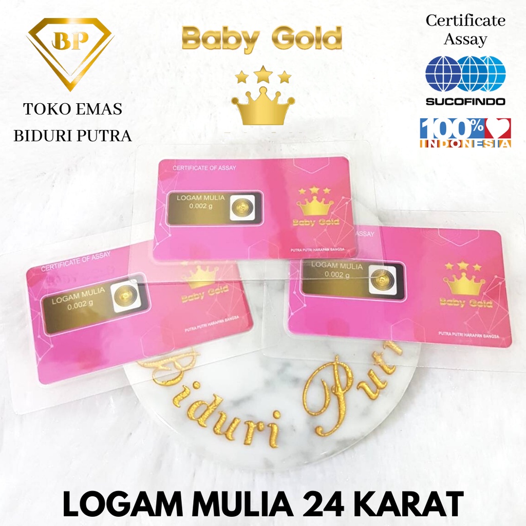 EMAS MINI 0.001gr - 0.1gr LOGAM MULIA 24KARAT DIJAMIN ASLI ORIGINAL MICRO GRAM/ BABYGOLD / MINIGRAM / MINIGOLD  100% EMAS MURNI ASLI TERMURAH TOKO EMAS SOUVENIR PERNIKAHAN TERMURAH HADIAH KADO ULANG TAHUN EMAS BATANGAN EMAS 0,001 TERMURAH