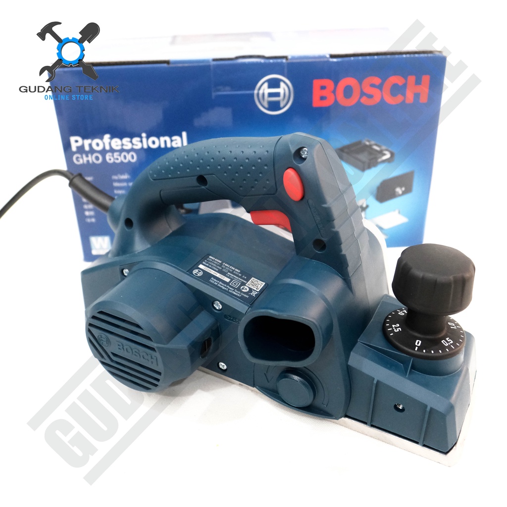Mesin Planer Planner Serut Kayu BOSCH GHO 6500  / Alat Pasah Ketam Sugu LISTRIK GHO-6500 BOSCH