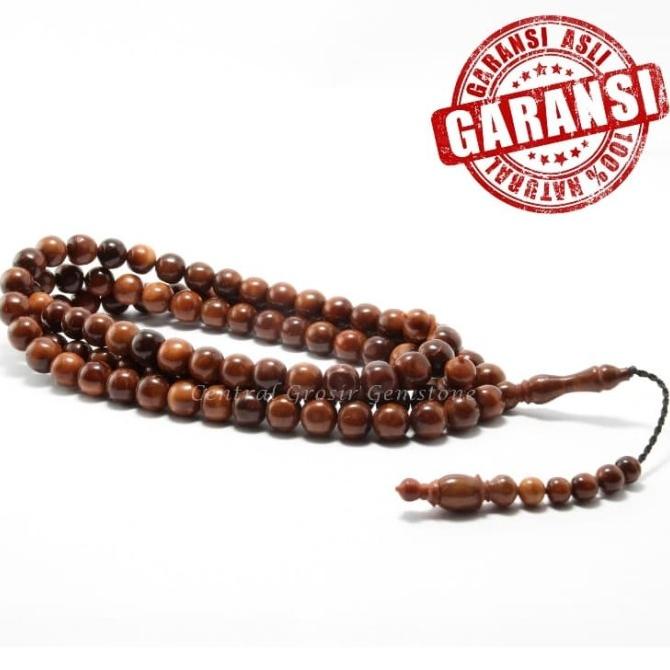 TASBIH 100 KAYU KAUKAH / KOKKA / KAOKA, ASLI ISTANBUL TURKI,