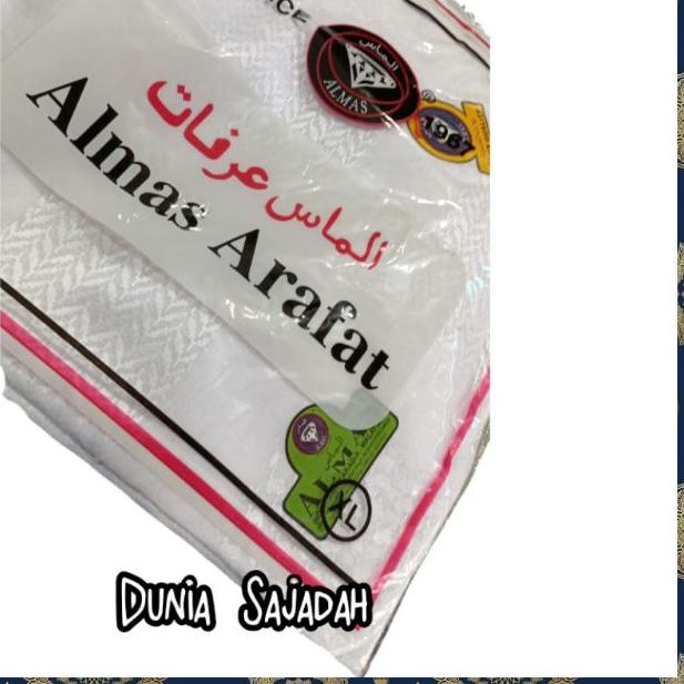 ۞ Sorban India Arafat Hitam Putih Non Rumbai / Sorban Imamah Putih Hitam ☟