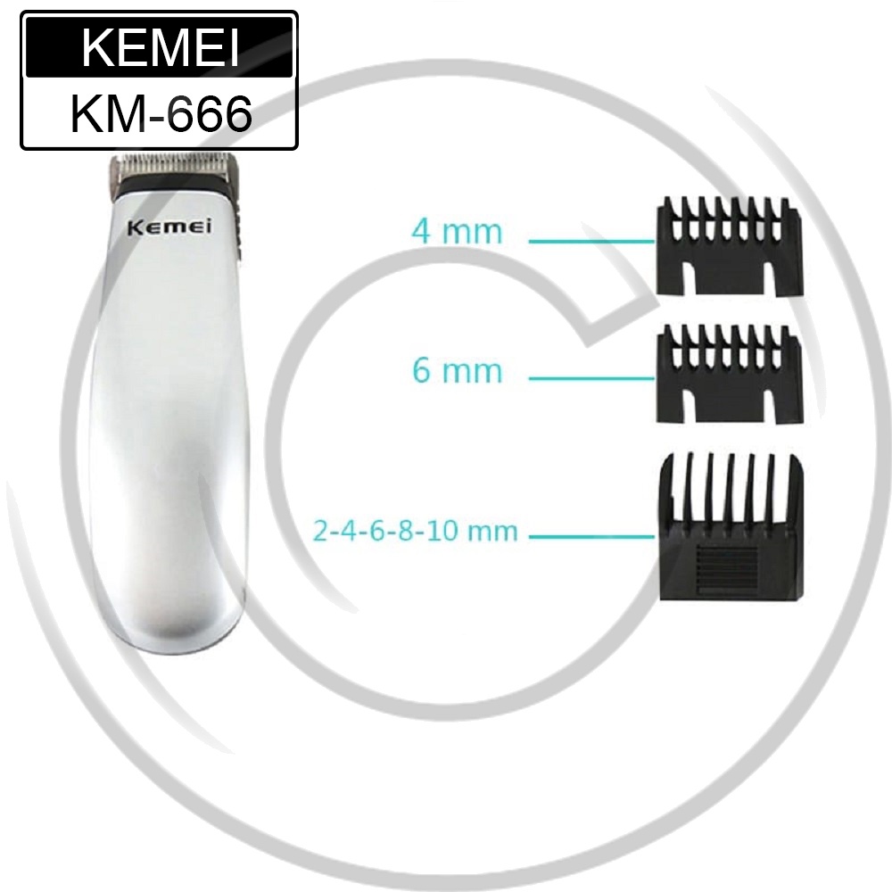 KEMEI / KM-666 / Portable Electric Hair Clipper Mini Hair Trimmer Cutting Machine Men Beard - CO