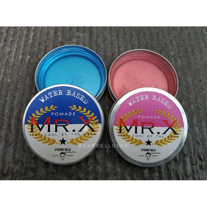 Original Mr.X Strong Hold Waterbased Pomade 3Oz Free Sisir Saku