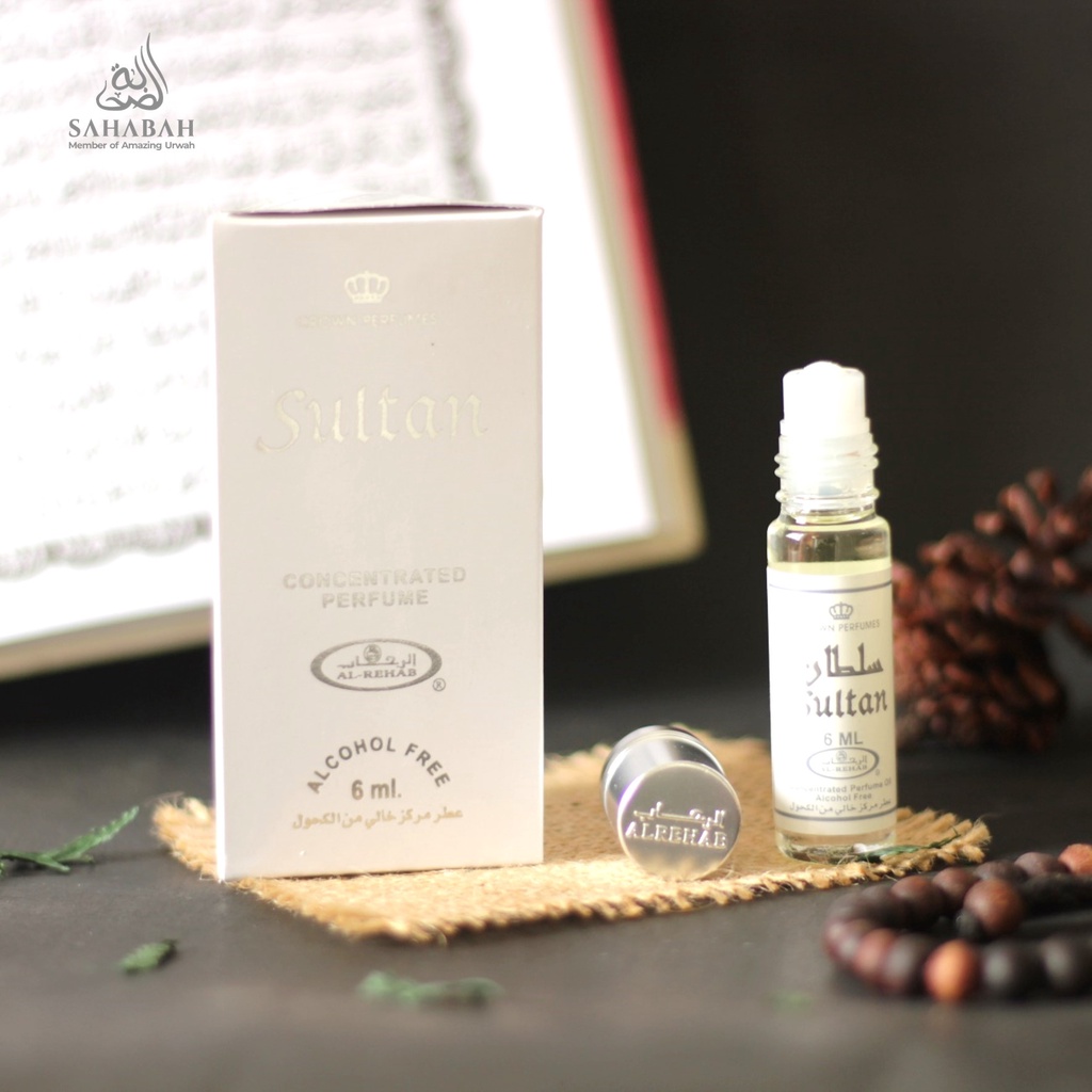 Parfum Al Rehab SULTAN Roll On 6 ML Non Alkohol / SULTAN Al Rehab / Al Rehab Original /Al Rehab Roll
