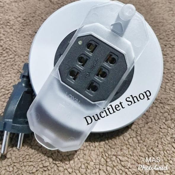 ♗ Box Kabel Roll listrik Travel Charger Mini Portable Stop Kontak Hp SNI ✶