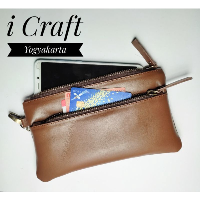 CLUTCH KULIT PRIA / WANITA ORIGINAL KULIT SAPI | POUCH PRIA / WANITA