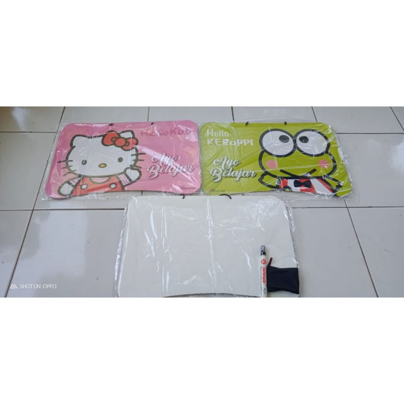 

whiteboard papan tulis + penghapus dan spidol