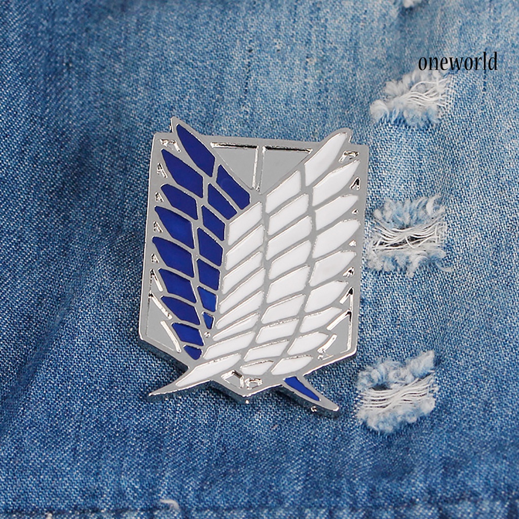 OW@ Pins Convenient Elegant Alloy Attack on Titan Vintage Pins Brooch for Party