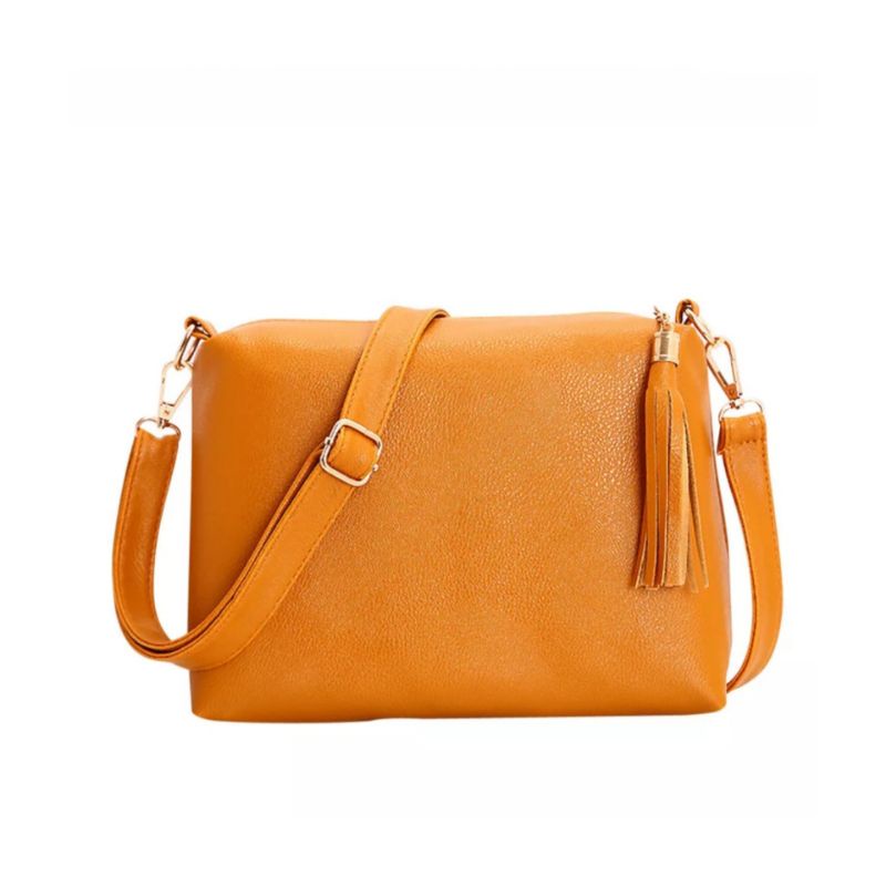 N_B_S / LOVELY  Tas Wanita Slingbag Tas Selempang Wanita Rumbai Fashion Tas Selempang Wanita Kekinian