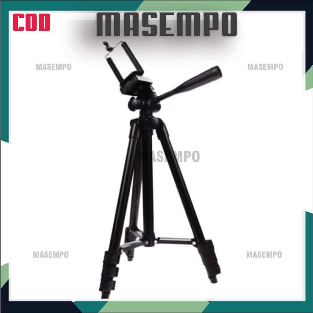 Tripod kamera HP 3120 Holder U Kaki Stabilizer 1 Meter