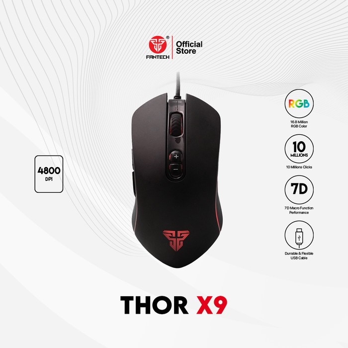 Fantech Gaming Mouse X9 THOR Standart Macro