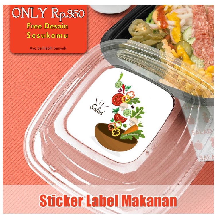 

sticker 3,5x3,5 cm/[murah.....!] sticker label free desain