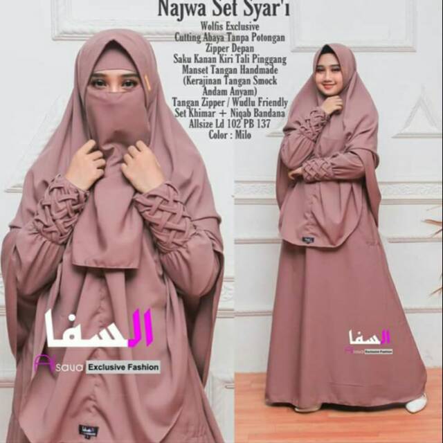 Najwa set syari