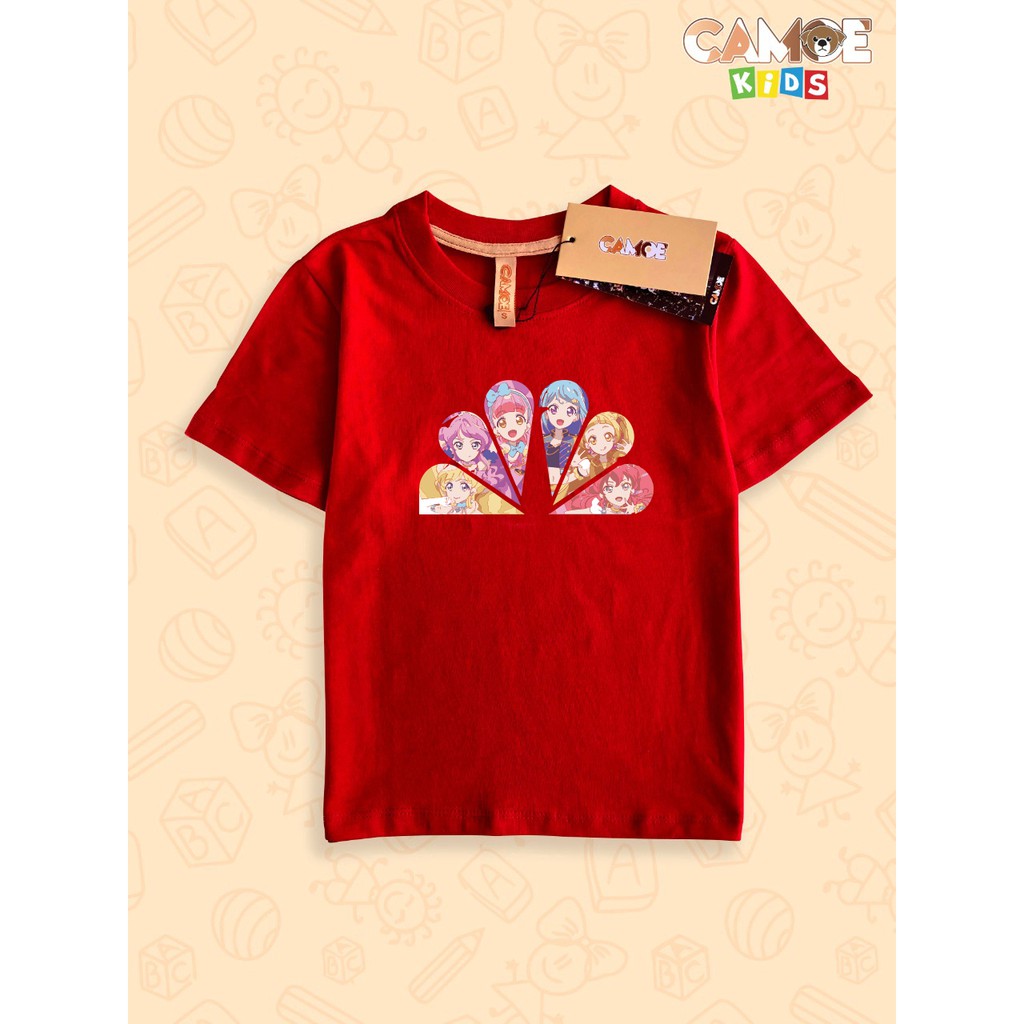 baju kaos anak kids premium Anime aikatsu member idol academy jepang