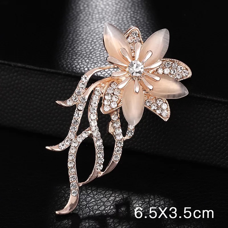 Baru Kreatif Mutiara Pin Bros Berlian Imitasi Bros Elegan Cukup Gaya Bros Mutiara Bros-13#