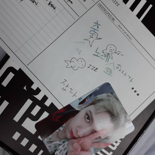 NCT 2018 Empathy (Reality ver) Album — Ten photocard, Jeno diary