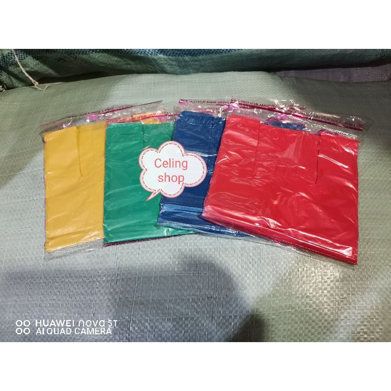 kantong kresek asoi KECIL WARNA WARNI HD15 PER bngks
