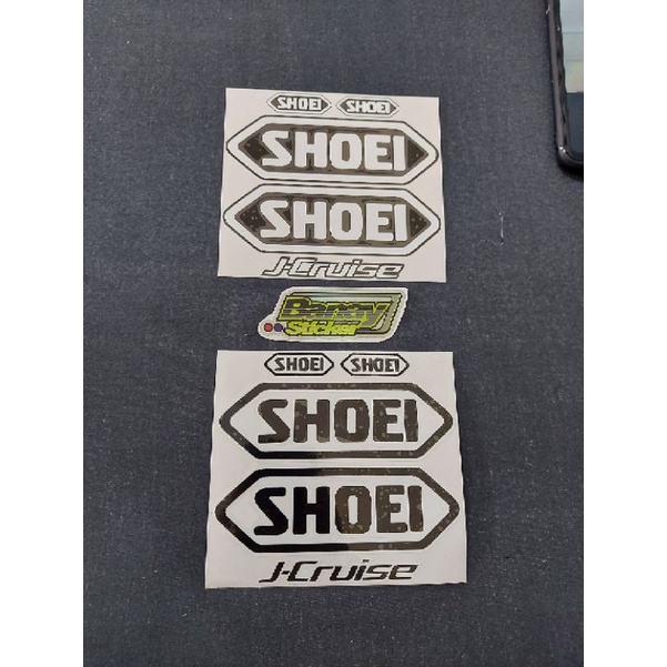 STICKER SHOEI J CRUISE HELM VISOR CUTTING 1 SET