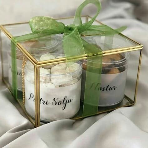 GlassBox Hampers Kue Medium | box sangjit | Hampers Box | Box Kue Lebaran
