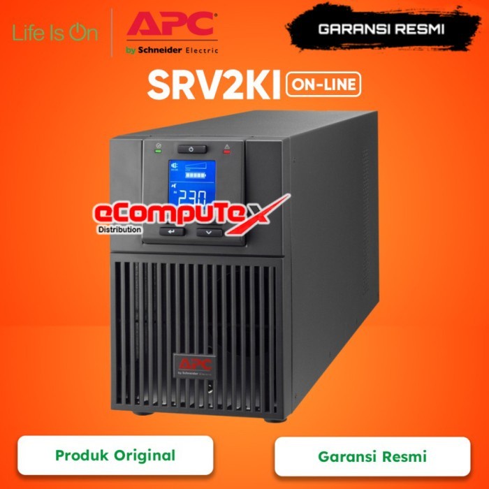 UPS APC SRV2KI / SRV2 KI SMART ONLINE 2000VA 1600WATT - GARANSI RESMI