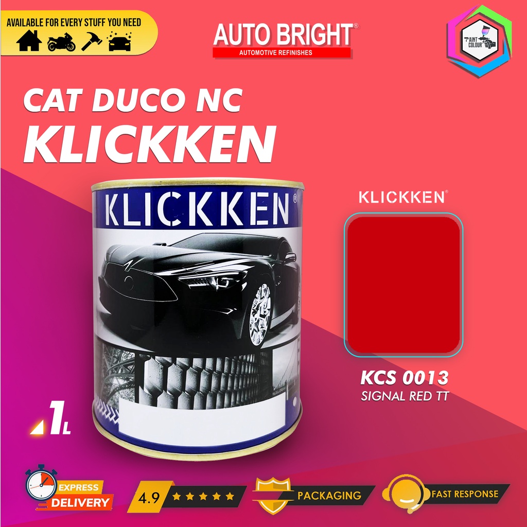 Cat Klickken Automotive Refinishes - Signal Red TT KCS 0013