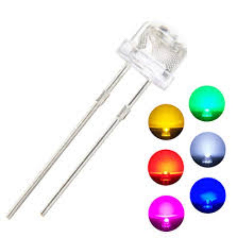 LED 4.8mm Kaki Pendek Starwhat