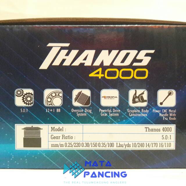 Reel Indigo Thanos Power Handle 2000 4000 6000