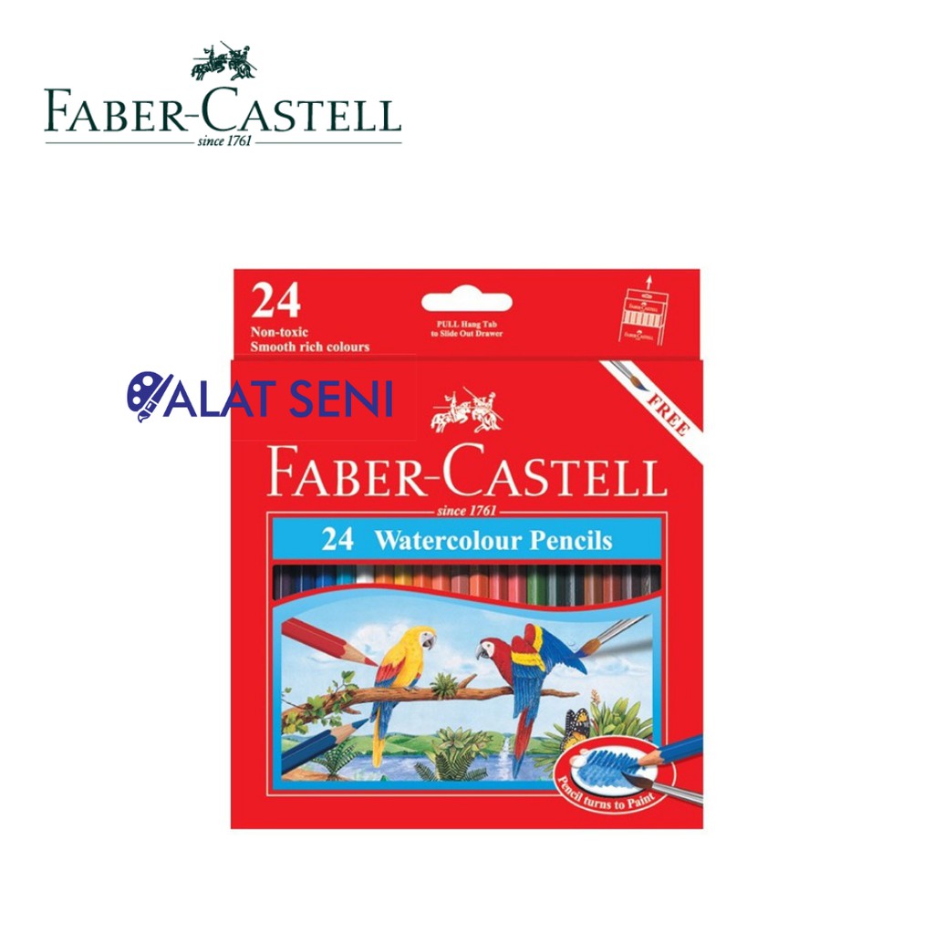 

Faber Castell Pensil Warna 24 Watercolour