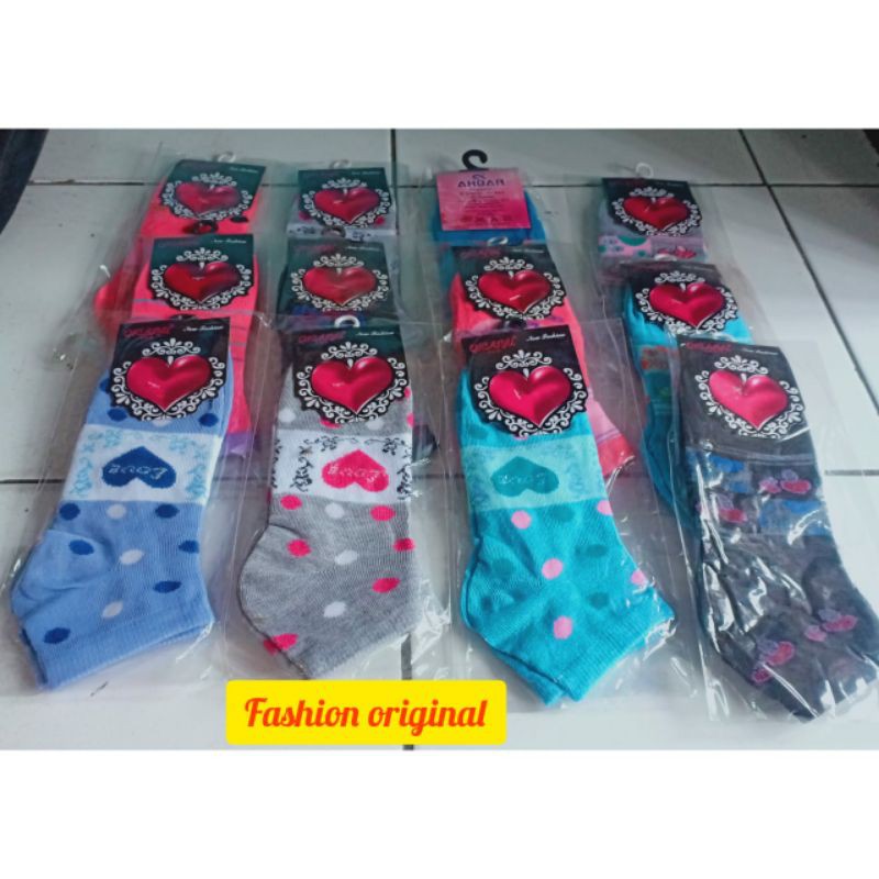 KAOS KAKI PENDEK MOTIF (mata kaki love)