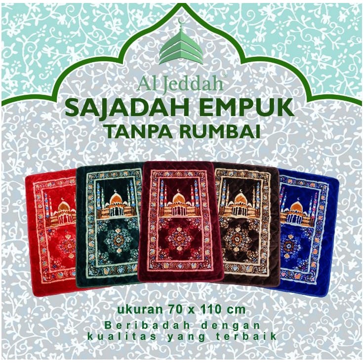 Sajadah Besar Turki / Sajadah Empuk Tebal [Batik] Non Rumbai