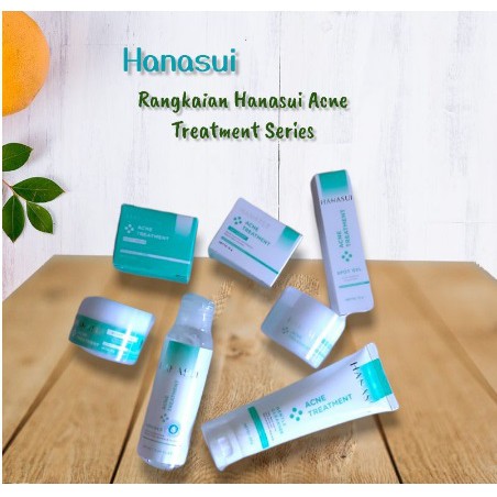 ✨SHASYA✨ HANASUI ACNE TREATMENT SERIES PAKET SKINCARE HANASUI ANTI ACNE ECER