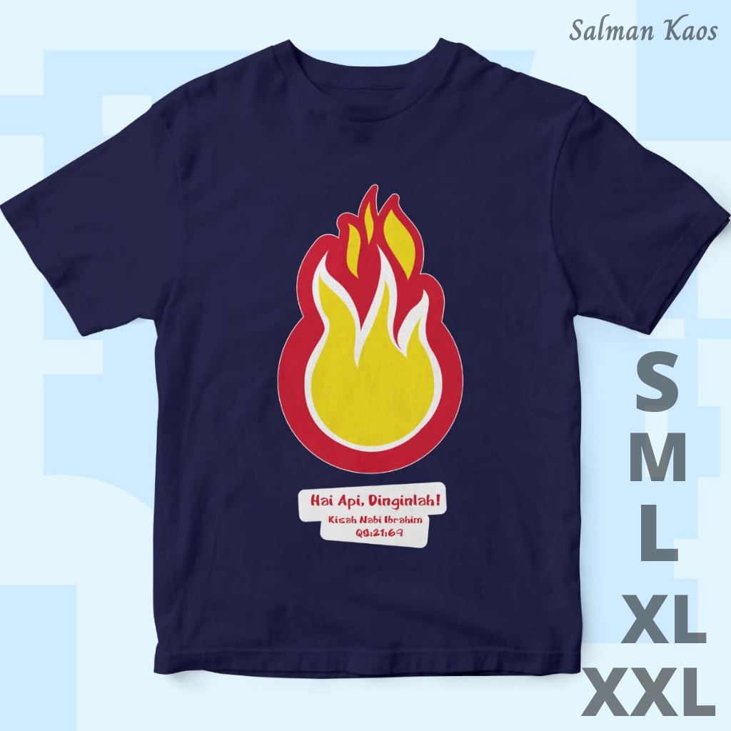 Baju Kaos Distro Anak Laki Dakwah Nabi Ibrahim Pakaian Anak Cowok Muslim Islam Islami Cotton Combed 