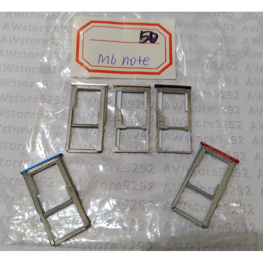 Slot Tempat Dudukan Kartu Simcard Sim card Lock Simtray Sim Tray Meizu M6 Note