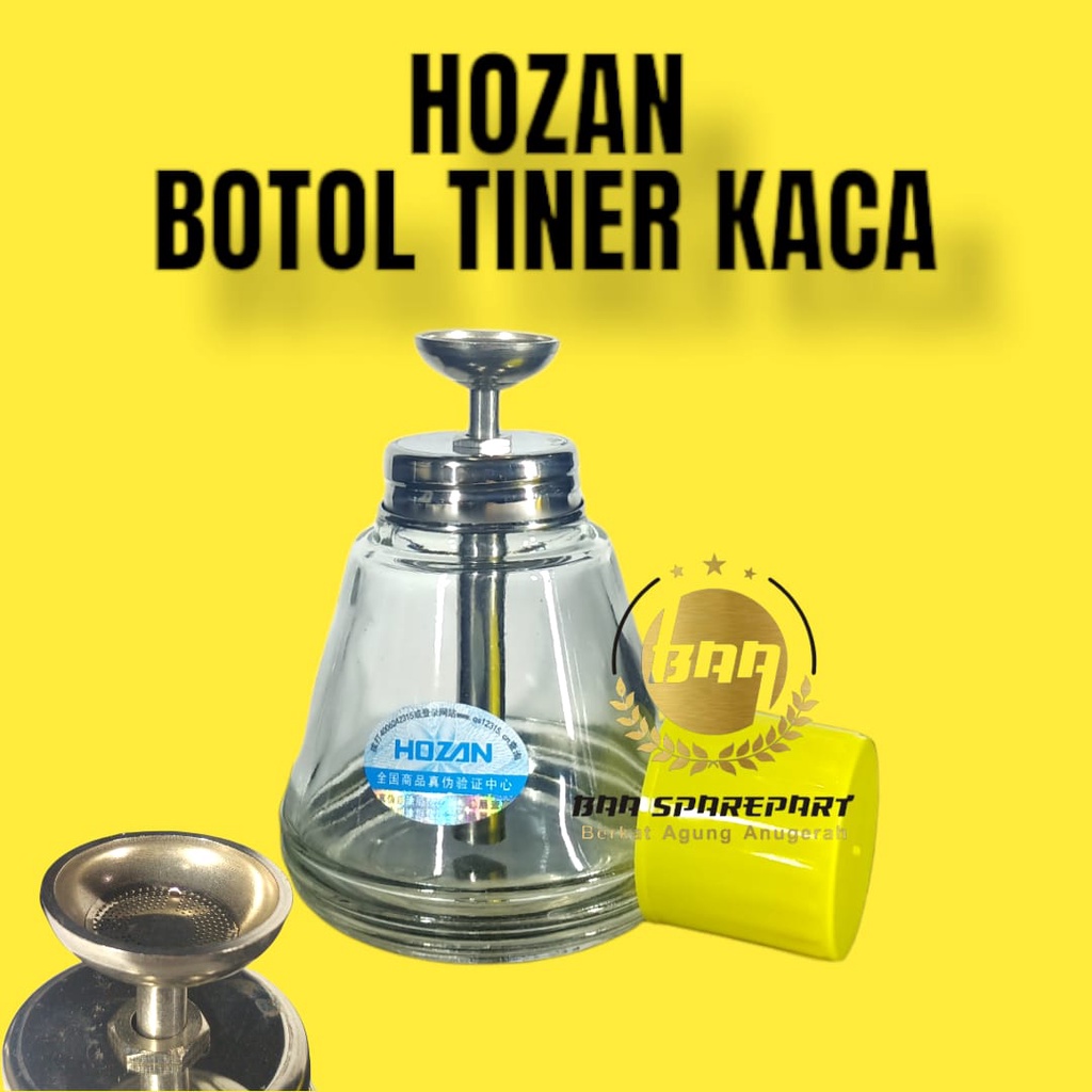 BOTOL TINNER KACA HOZAN