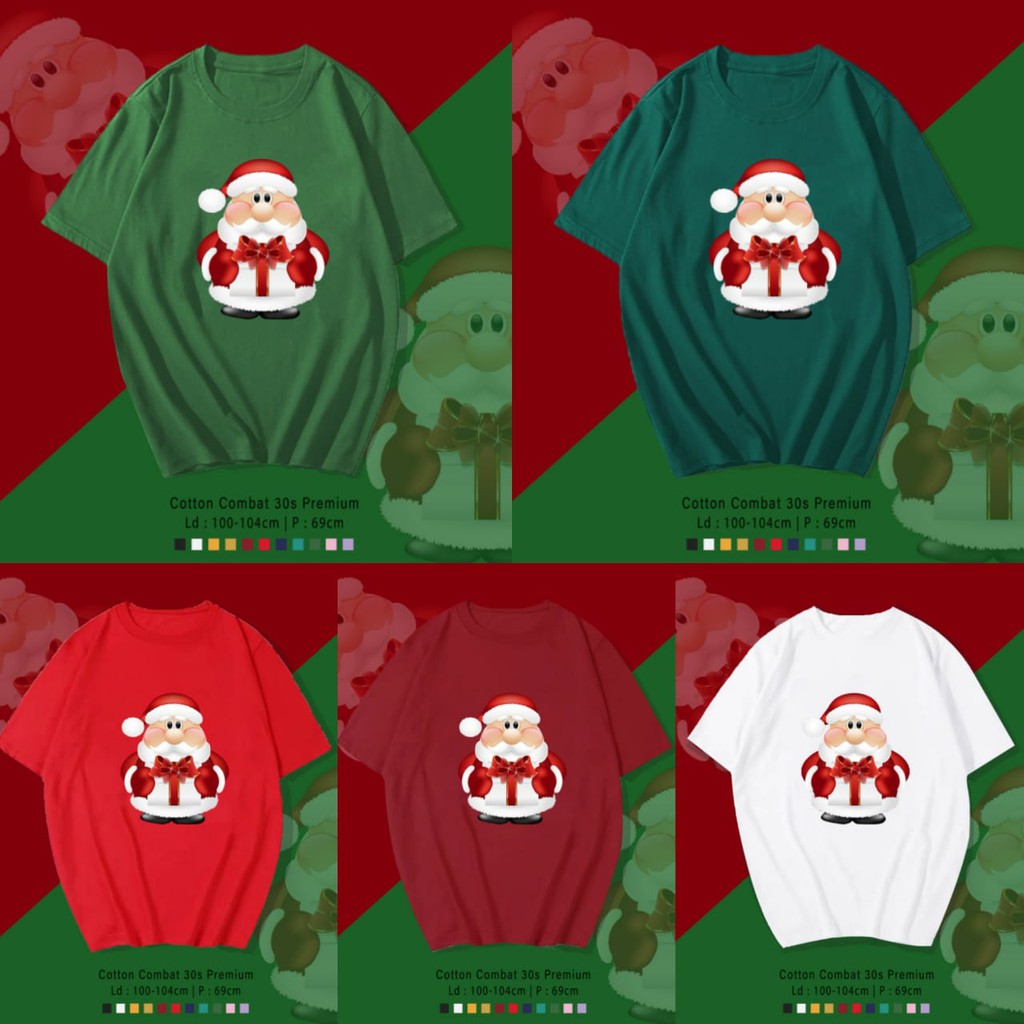 SINTERKLAS / SANTA CLAUS BAJU KAOS KATUN WANITA/ PRIA UNISEX LENGAN PENDEK / TUMBLR TEE